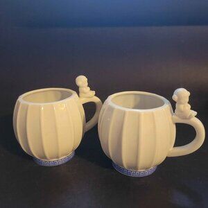 Set of two Vintage 1979 Enesco 8 oz. Cups With A Doll Handle